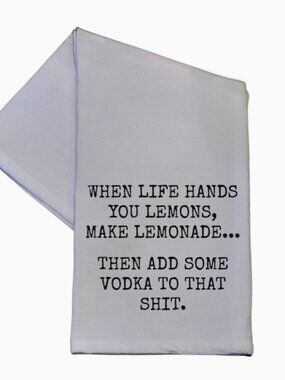 When Life Hands You Lemons 16x24 Tea Towel